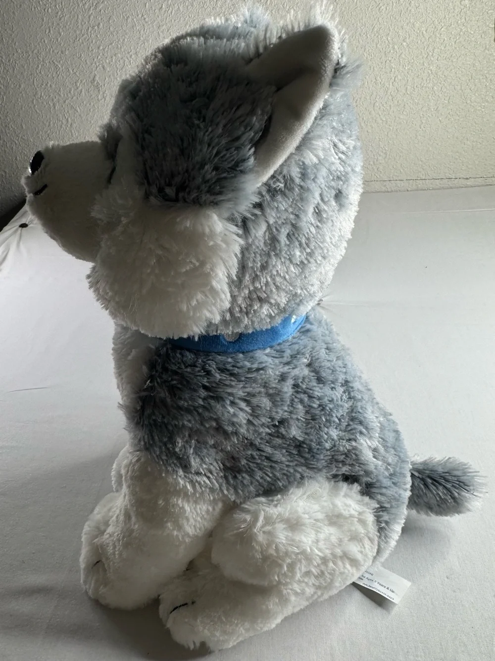 Sky Gray and White Husky Plush Toy